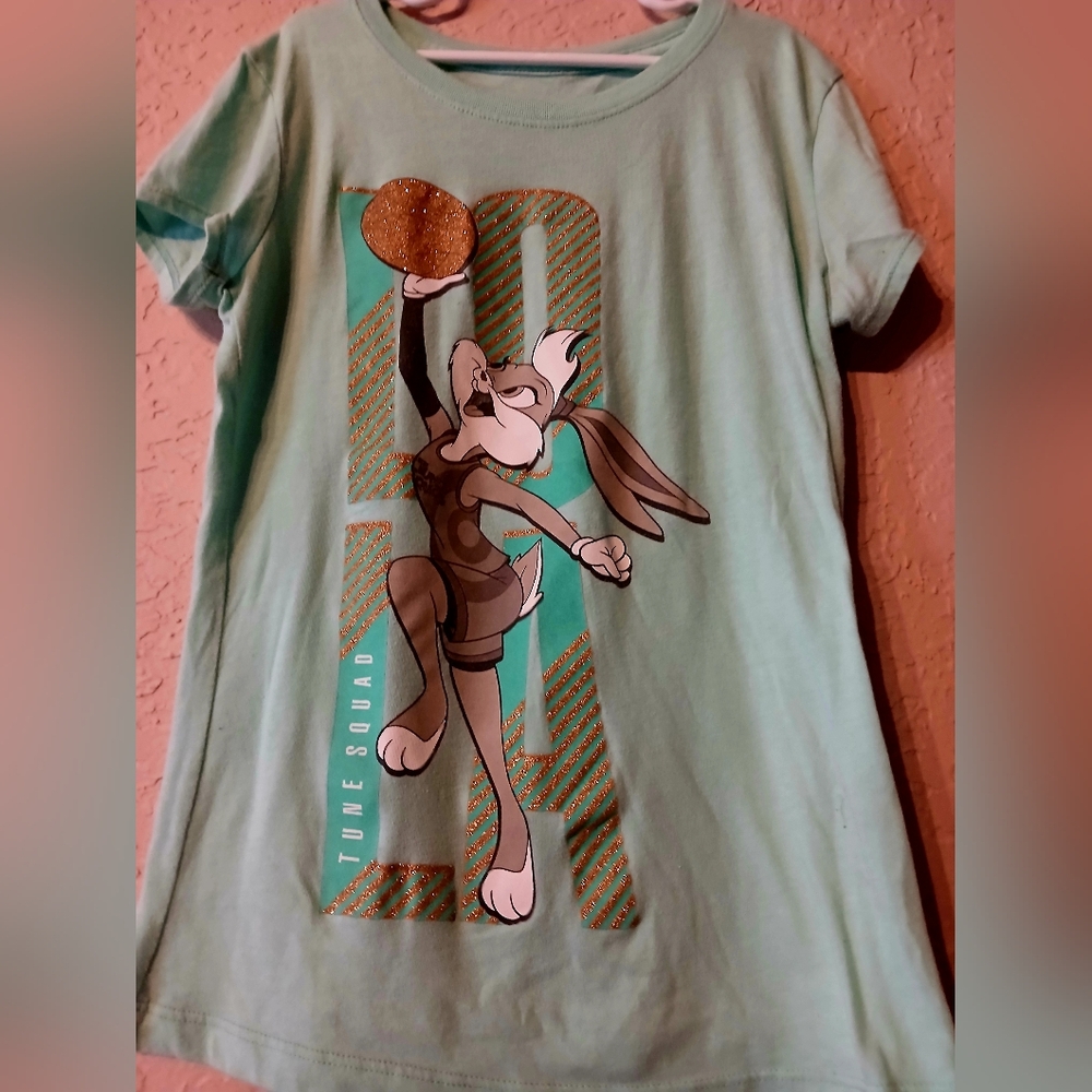 Looney Tunes Squad Mint Green Kids T-Shirt